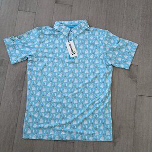 NWT Patron Tequila Bogey Bros Polo Shirt